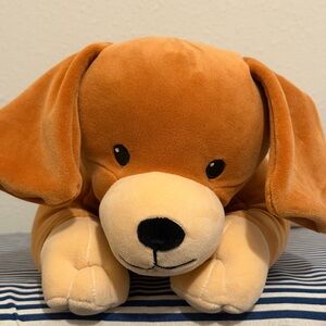 Cozy Canine Plush dog toy - Tan and Cream 20inch from Snoozimals huggable cute